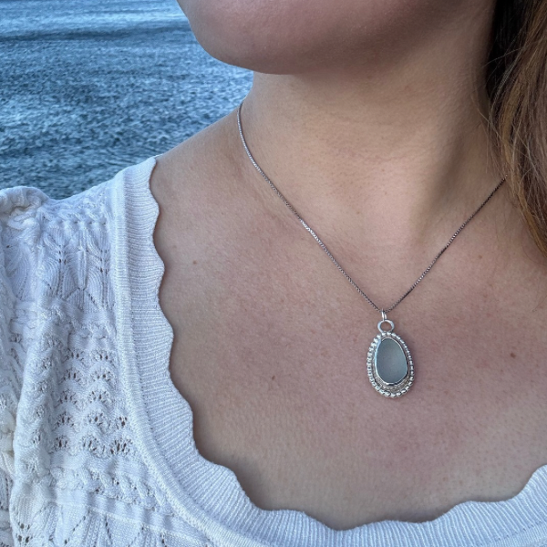 Calm Waters Sea Glass Pendant