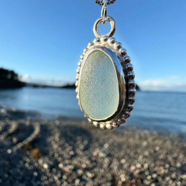 Calm Waters Sea Glass Pendant