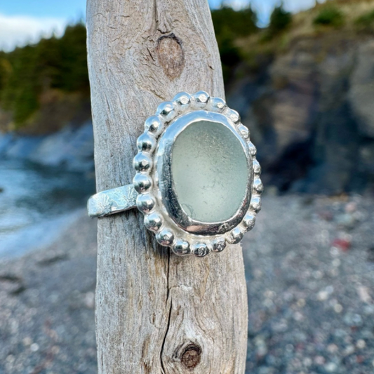 Calm Waters Sea Glass Ring